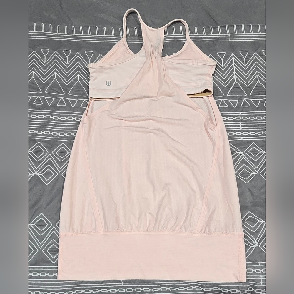 Lululemon No Limits Tank In Light Pink Size 4 - Picture 4 of 8
